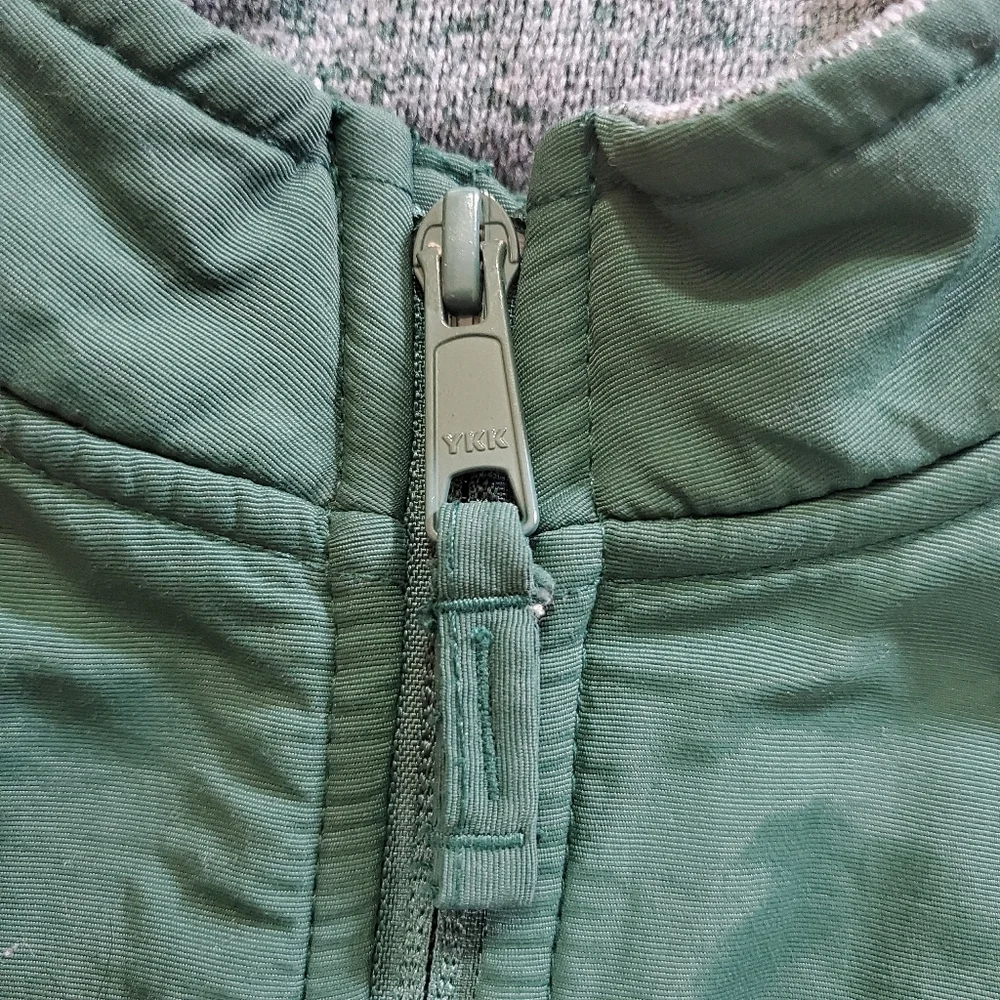 K1405 * The Children's Place Trail Fleece Full Zip Jacket Gray Green Size 5T